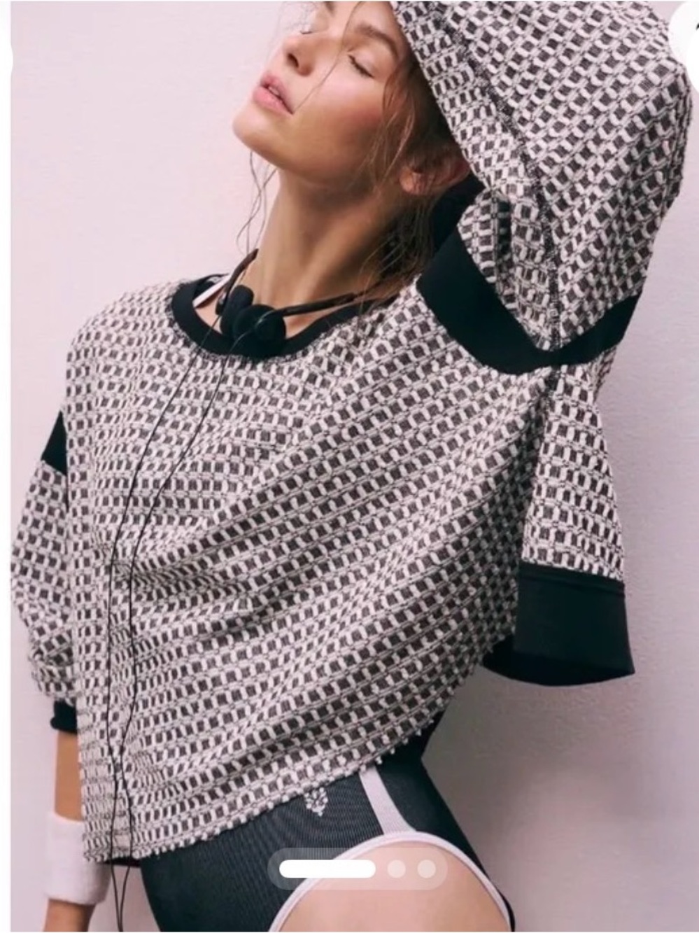 Free people textured layer xl